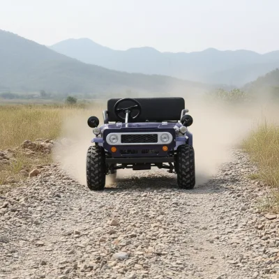 110CC Mini Jeep 3 Gears With Reverse Off Road Vehicle Gas Powered Mini Truck Go Kart for Outdoor Adventure sightseeing