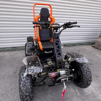 6000W Off Road Electric Scooter for Adults with 4 Wheel Drive System