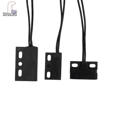 Door Magnetic Contact Reed Switch   Door or Window Magnetic Contact Proximity Sensors Flange Mount Reed Switch  for Refrigerator