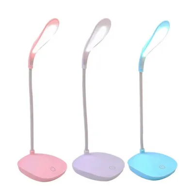 Factory-direct Supply Modern Minimalist LED Desk Lamp Eye-care Features High CRI 90 USB Charging Three-level Touch-dimming