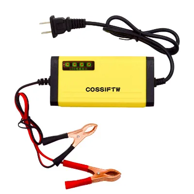 Portable Universal 12V 2A Battery Pulse Charger 12V Vehicle Battery Charger for Car Motorcycle Boat