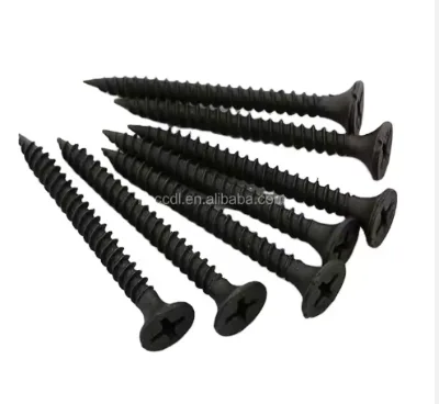 High-quality Black Drywall Screws, Perfect for Efficient Installation, Strong Grip, and Long-lasting Performance.