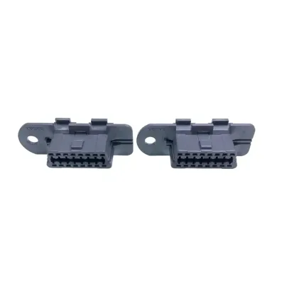 Customized OBD2 Receptacle Automotive Connector Auto Obd Line Plug 16 Pin Female Connector for BMW / Toyota / Volvo