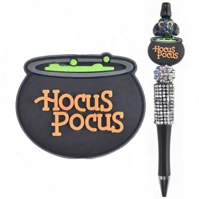 High Quality Eco-friendly Soft PVC Focal Loose Beads for Pen Making Focal Beads for Focal Pens and Focal Jewelry DIY Crafts