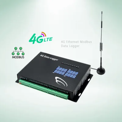 High quality 4G Ethernet Modbus energy logger monitor pulse counter rs485 data logger