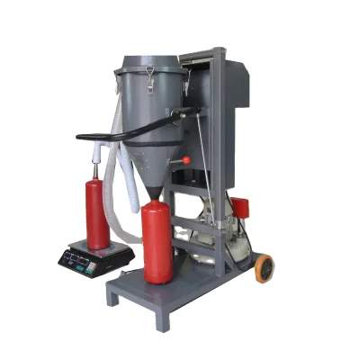 Hot-Selling Semi-Automatic Fire Extinguisher Dry Powder Filling Equipment Model GFM16-1A Cast Iron No Hazardous Chemical High