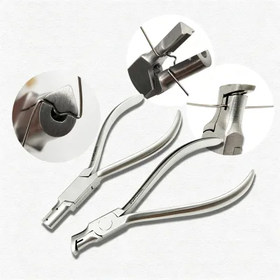 Manual Orthodontic Pliers Archwire Bending Forming Dental Oral Instruments Arrowhead Clasp Forming Pliers