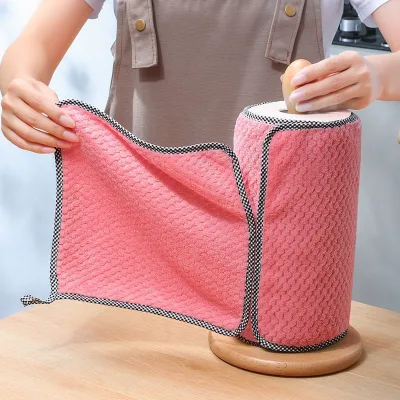 Large Dishwashing Towels Dishcloths Kitchen Cloths Non Greasy Wiping Tables Thick Dishwashing Cloths Absorbent Scouring Pads