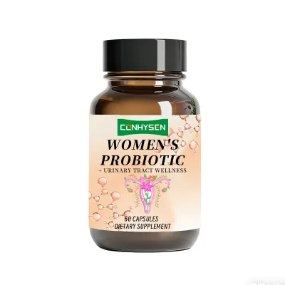 OEM ODM Custom Cranberry Fruit Powder Supplement Healthy Gut Capsules Women's Probiotic Capsules Support Urinary Tract Wellness
