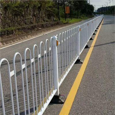 Playground Fence Road Carpark Safety Dimensions Equipment Protection Barrier Galvanized Steel Powder Coated White Eco-Friendly
