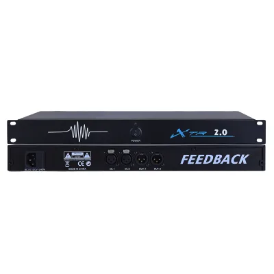 XTR 2.0 Home KTV Microphone Plastic Anti-Howling 5Hz Shift Button Control Frequency Shifter XLR MONO Stage Performance