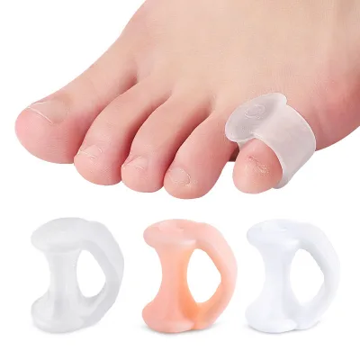 Pinky Toe Separators & Small Spacers Separates Overlapping Toes Prevents Rubbing Advanced Gel Toe Separator