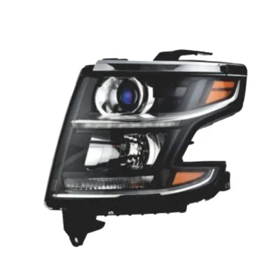 Wholesale Factory Directly Supply Headlamp Apply to 2015-2018 Suburban/Tahoe Black/Amber Corner Projector Headlight With LED DRL