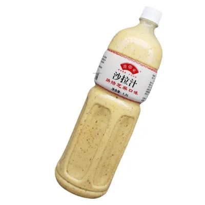 Sesame Salad Dressing 1.5l * 6 Baked Sesame Salad Dressing Fitness Weight Loss Set Seasoning Healthy Meals Universal Dressing