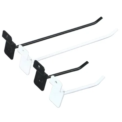 Hardware Tool Store Metal Accessories Plain Finish Peg Board Display Hook for Retail Shop Hanging Pegboard Hooks