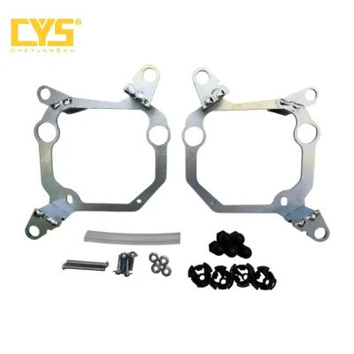 CYS Front Car Lens Frame Holder Steel Bracket Mounting Adapter for 08-13 X6 High Beam New