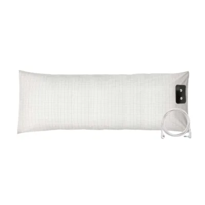 Queen Size Cotton 10% Silver Fiber Grounding Pillowcase 4pcs Solid Pattern Simple Style Earthed Connected Silver Fiber Pillow