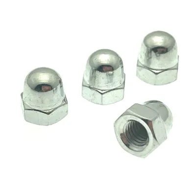 Stainless Steel 5mm Galvanized Lug Wheel Nut Caps Zinc Plated Hex Head with Hex Head Design Grade 12.9 Forged Heavy Duty