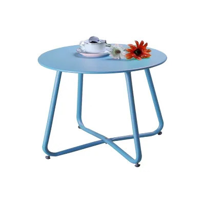 Cheap Side Table Weather Resistant Outdoor Round End Table Lime Green Outdoor Ottoman