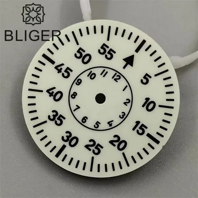 Full C3 Green Luminous Dial 29mm Perfect Fit for PT5000 & 2836 Movements