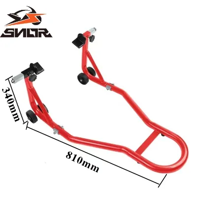 SNOR Factory Direct Sale Non-Dismantable Universal Tire Replacement Motorcycle Stand for Auto Rear Wheel Front Slides Stand Lift