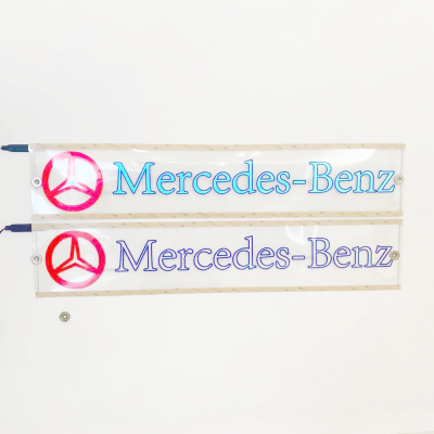 Customized Vehicle Electroluminescent Sign With Glowing Which Can Be Easy to Install