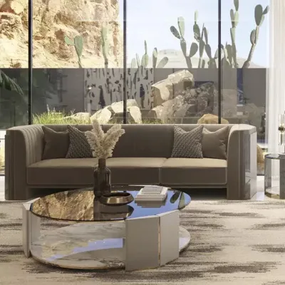 European Modern Lounge Chaise Recliner Fabric Covers Couch Sectional 3 Seater Sofa for Hotel Furniture Living Room Hall