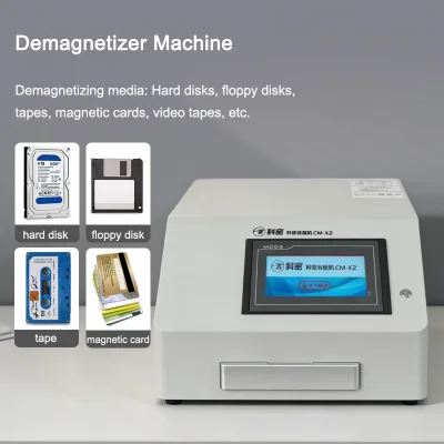 Machine De Dégausseur De Disque Dur High Security Degaussing Magnetizer Machine For Hdd Demagnetization 4TB Capacity