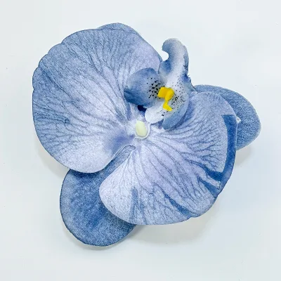 New butterfly Orchid Flower Hair Clip Side Notch Clip Hair Accessory with Floral Design High-end Atmosphere
