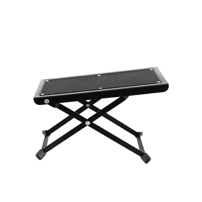 Ergonomic Adjustable Guitar Footstool - Height & Tilt Angle Adjustable - Non-Slip Guitar Foot Rest for Players