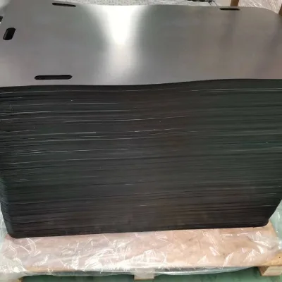 Smooth and Frosted Textured Black  ABS Thermoform Plastic Sheet