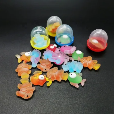 Wholesale Small Ocean Animal Figure DIY Resin Accessories for 1 Inch Flat Bottom Capsule