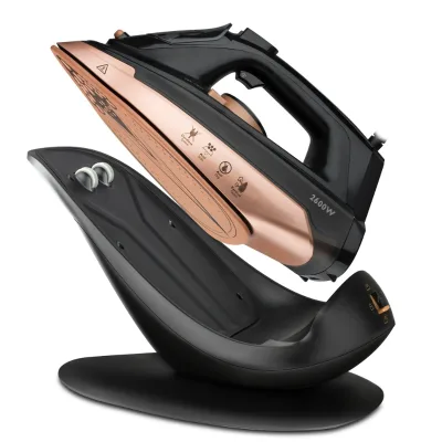 High Power Steam Iron with Strong Burst Steam, Continuous Steam and Vertical Steaming Electric Iron for Ironing Clothes