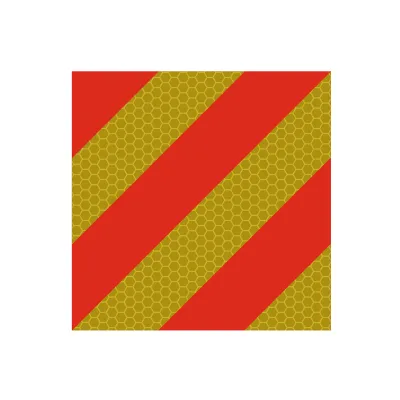 423mm*423mm Round Corner Reflective Traffic Signs F+Class2 Vehicle Safety Marking High Grade Reflective Film Third Grade