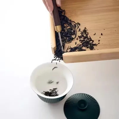 bamboo wooden Storage Box for Pu'Er Tea for Tea Cakes, Tea Tongs, Tea Tasting And Dividing bamboo tea boxes vietnam
