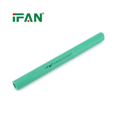 IFAN Pure Outer Groove PPR Pipe First Class PN25 4m Green Thick Wall for Hot Cold Water Supply ISO 15874