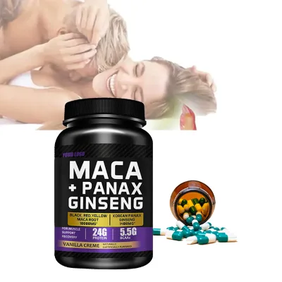 Ausreson OEM Ginseng Capsule Health Supplement Maca Panax Korean Red Ginseng Capsule Ginseng Capsules