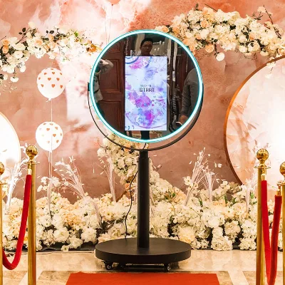 RCM238T All-in-One Professional Photo Booth Kit with 23.8" Touch Display, I7 Mini PC & Thermal Printer