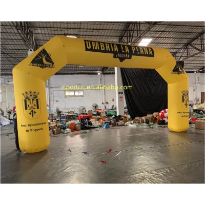 Customized Inflatable Archway for Race Digital Printing Oxford Material Finish & Start Line Gate Includes Air Blower Accessory