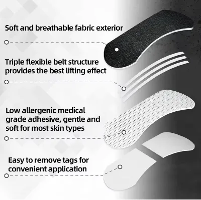 Popular Latex-free Hypoallergenic Breathable Nose Plaster Stop Snoring Improves Breathing Nasal Strips Nasenstrips
