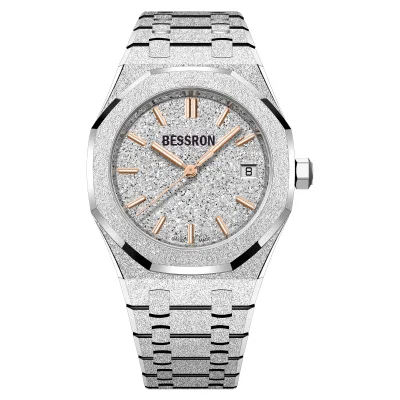 Highquality Stainless Steel Wristwatch Case with Waterproof Watch Bands for Watch Parts