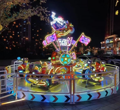 Amusement Parks Motorcycle Racing Car Rotating Carnival Rides for Sale