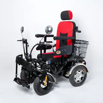 200kg Loading Offroad Electric Power Heavy Duty Beach Wheelchair for the Elderly and Disabled