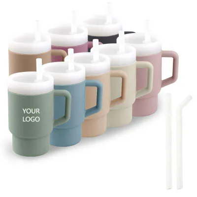 Latest Custom-Made Best the New 2026 Customized Cups With Lids Silicon Drinkware Stanley Cup Water Bottle for Kids