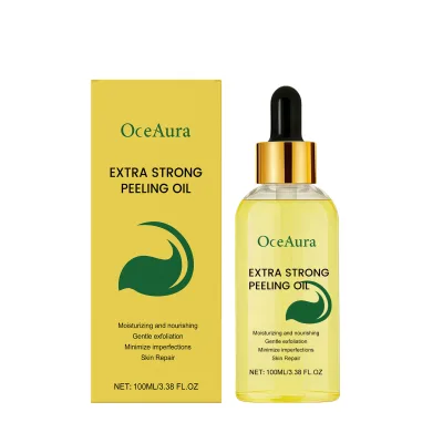 New Arrival Extra Strong Deep Cleansing Yellow Peeling Oil 100ml Body Moisturizer with Glycerin Removes Dead Skin