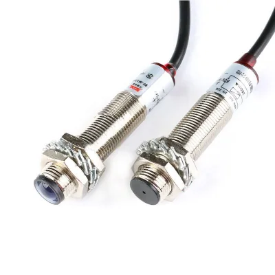 M12 Laser Photoelectric Switch NPN M12JG-30N1 Laser Sensor Switch Waterproof DC 20 meters Distance Normally Open B-NPN-O