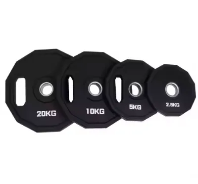 Custom Logo Gym Fitness Weight Plate 5kg to 25kg Barbell Bumper for Training and Lifting Popular Plate Loaded Machines
