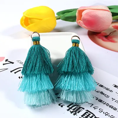 Colorful Three-layer Tassel Multi-color Large Tassel Chinese Style Ancient Tassel Diy Handmade Bag Decoration Accessories