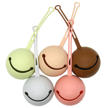 Dishwasher Safe Soother Container Portable Food Grade Silicone Pacifier Holder Case BPA Free Pacifier Holder Pouch