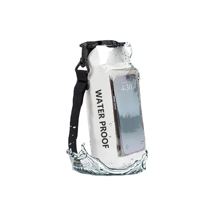 Mobile Waterproof Bags 2L PVC Swimming Bag for Drifting Rafting Surfing Gym Dry Handbag Outdoor Sports Beach Accessories